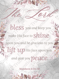 The Lord Bless You and Keep You – Numbers 6:24–26 Wall Art